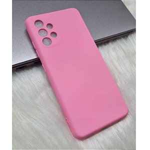 Capa de Silicone para Samsung A32 4G - Rosa Claro