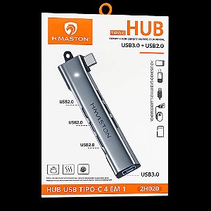 Multiplicador de Portas Hub H'maston ZHQ20 Alta Velocidade