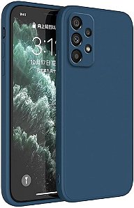 Capa de Silicone para Samsung A32 4G - Azul Marinho