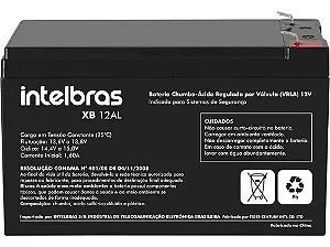 Bateria Vrla 12V Para Central De Alarme XB 12AL - Intelbras