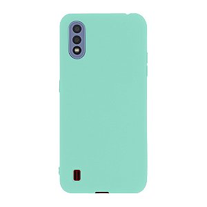 Capa De Silicone Para Samsung A01 - Verde Desbotado CPS-SAM-A01-VDD