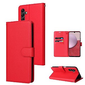 Capa Carteira para Samsung A52 5G - Vermelho