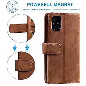 Capa Carteira para Samsung A32 5G - Marrom