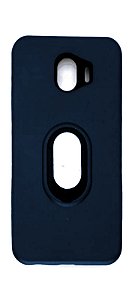 Capa Anti-Queda para Samsung J4 2018 - Azul Marinho com Pop Socket