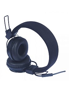 Fone Headphone Microfone Mastersom Kimaster-FO615-PRETA