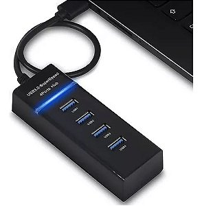 Hub Usb 3.0 4 Portas Entradas 9 Pinos Extensor Slim Hd Speed Bmax BM8631