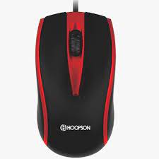 Mouse Office USB HOOPSON MS-038-VERMELHO