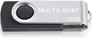 Pen drive Multilaser Twist 16gb Preto - PD588