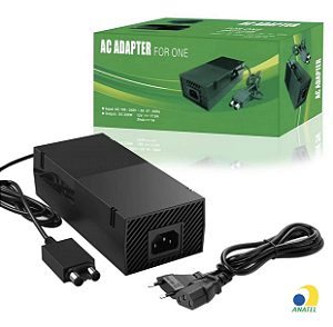 Fonte de Energia Externa de Xbox 360 Slim com 2 Pinos AL-360ONE