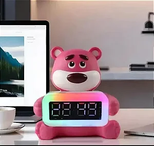 Rádio Relógio Bluetooth Kapbom Urso KA-8715