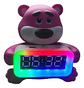 Rádio Relógio Bluetooth Kapbom Urso KA-8715