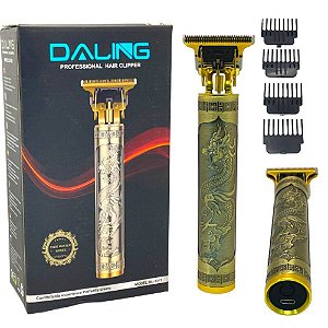 Maquina De Acabamento E Cortar Cabelo Sem Fio Daling