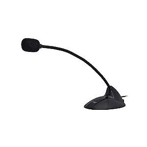 Microfone Mesa Base Alta Sensibilidade P2 Knup KP-903