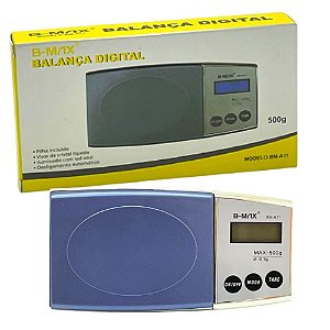 Balança De Precisão Digital Portátil 500g X 0,1g B- MAX BM-A11