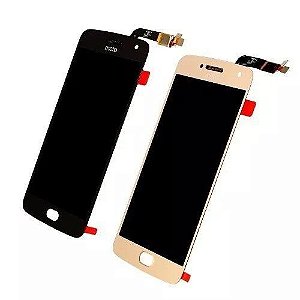 Tela Frontal Touch Display LCD MOTOROLA G5 Com Aro-Dourada