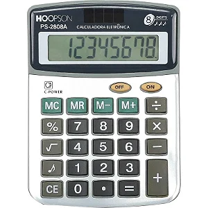 Calculadora 8 Dígitos HOOPSON PS-2808 A