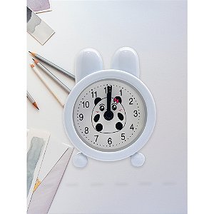 Mini Relógio Infantil CoelhoBM-A210- Branco