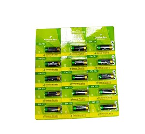 Bateria Pilha 23a 12v Cartela 5 Peças Alcalina Alarme Portão GT-23A-12V