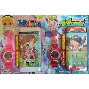 Brinquedo Kit Com Relogio YGX-013