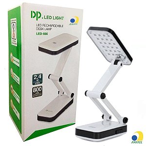 Abajur De Smd Led Dobrável Dp.led Light Dp-666