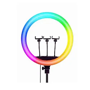 Ring Light Kit  RGB 18" Profissional e Versátil Tomate MLG-112RGB BMG-41