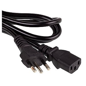 Cabo De Força Energia 10 Amperes 1,2 Metros Para Fonte de Computador FEASSO FCF-03