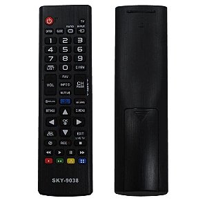 Controle Remoto Televisão LG LCD/LED SKY-9038