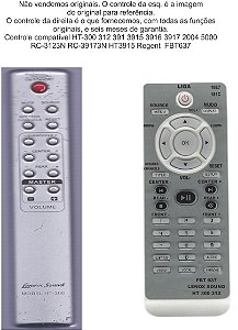 Controle Remoto Home Theater Lenoxx HT-312