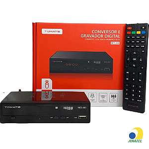 Conversor Digital Hd E Gravador Com Visor Tomate-MCD-888