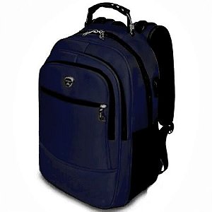 Mochila Savanna Reforçada Para Notebook Impermeável Poliuretano-Azul Marinho