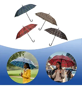 Guarda Chuva Xadrez Automático 8 varetas LQ-12023 Cor; Xadrez Aleatorio