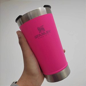 Copo Térmico 473ML -Rosa - Rosa Pink