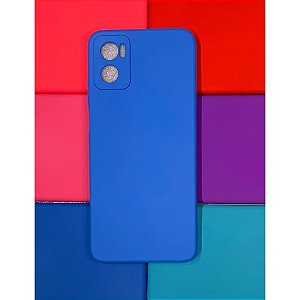 Capa de Silicone para Motorola E22 - Azul CPS-MTE22-AZ