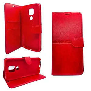 Capa Carteira para Motorola G9 Play - Vermelho