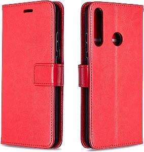 Capa Carteira para Motorola G8 Play - Vermelho