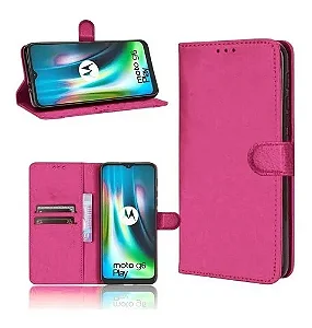 Capa Carteira Motorola G6 Play - Rosa Pink CPC-MTG6PLAY-RSP
