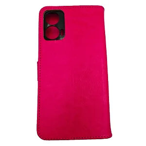 Capa Carteira Motorola G04 / G24  / G34 Rosa CPC-MTGO4-RS