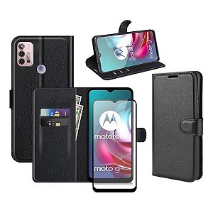 Capa Carteira Motorola G10/G20/G30 - Preto