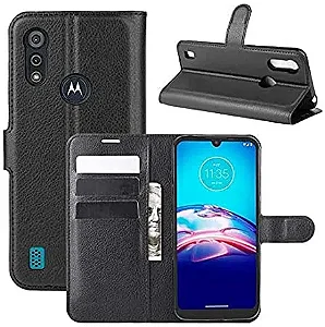 Capa Carteira Motorola E7 Power - Preto CPC-MTE7POWER-PT