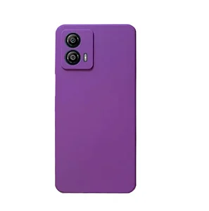 Capa de Silicone para Motorola G53 - Roxo
