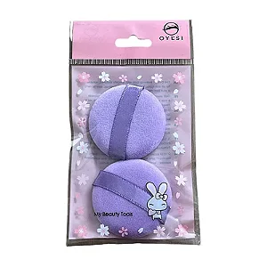 Duo de Esponjas Redondas de Veludo - Meiyani New MEIYANI