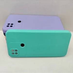 Capa de Silicone para Redmi 10A - Verde Menta