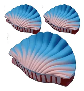 Piranha De Cabelo Em Concha Para Cabelos Grossos Kit 3 Peças DF407-PR10802-1