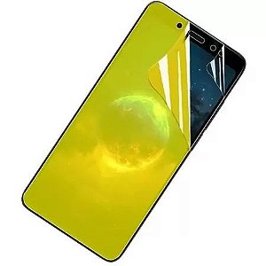 Película de Gel Silicone Flexível Cobre Toda a Tela Samsung J4 Plus -Transparente