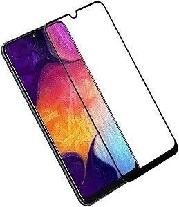 Película 3D de Vidro Temperado Bordas Pretas Samsung A20S -Preto