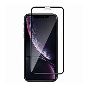 Película 3D de Vidro Temperado Bordas Pretas Iphone 11 Pro Max -Preto