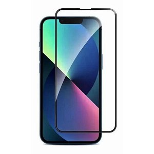 Película De Vidro 3d Full Para iPhone 13 / 13 Pro / 13 Pro Max / 13 Mini  (cobre toda a tela, borda preta)