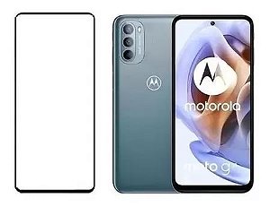 Película 3D de Vidro Temperado Bordas Pretas Motorola G41 -Preto