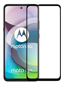 Película 3D de Vidro Temperado Bordas Pretas Motorola G 5G-Preto