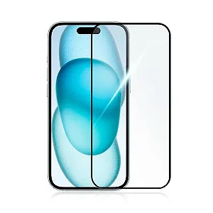 Película 3D de Vidro Temperado Bordas Pretas IPhone 17 / 17 Pro  -Preto